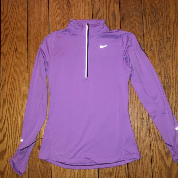 nike womens running quarter zip